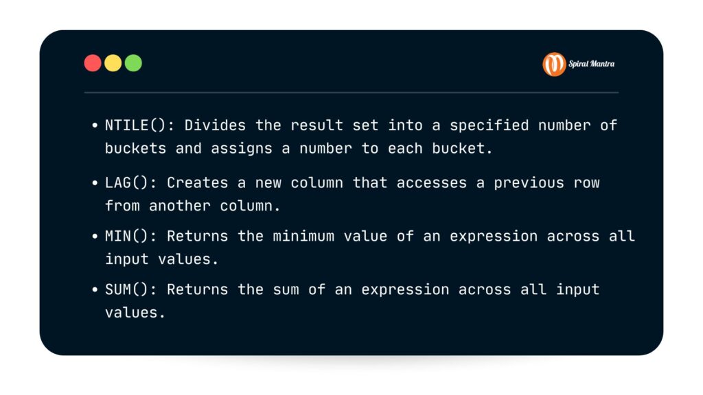 What Are SQL Window Functions for Easy Understanding