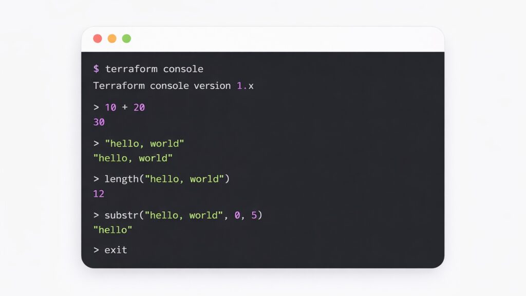 Terraform Console