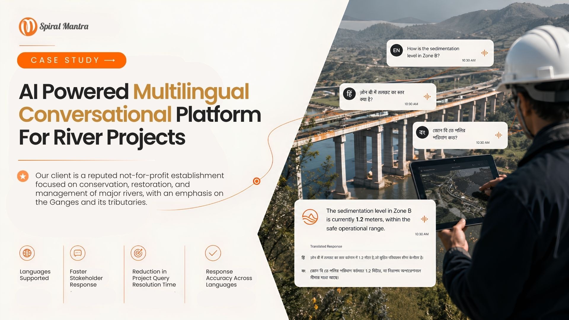 AI Powered Multilingual Conversational Platform For River Projects